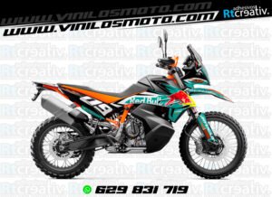 ADHESIVOS Y PEGATINAS DE VINILO KTM ADVENTURE Rt001-03