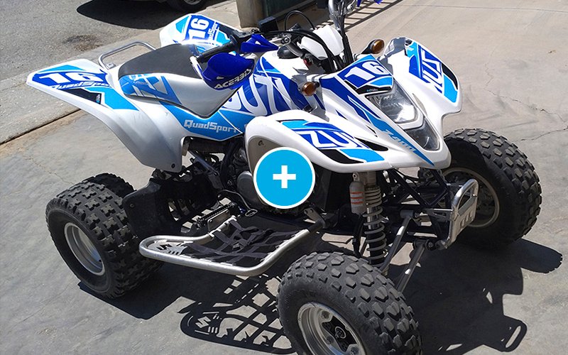 ADHESIVOS Y PEGATINAS DE VINILO PARA SUZUKI LTZ 400 Rt005