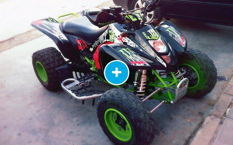 ADHESIVOS Y PEGATINAS DE VINILO PARA SUZUKI LTZ 400 Rt009