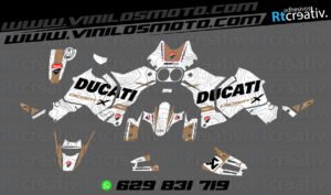 ADHESIVOS Y PEGATINAS DE VINILO DUCATI DESERTX Rt005-04