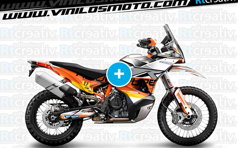 ADHESIVOS Y PEGATINAS DE VINILO KTM ADVENTURE Rt011