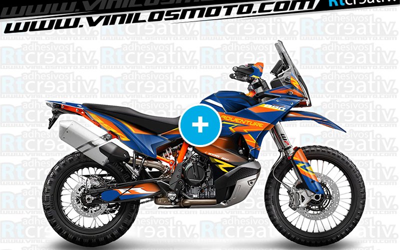 ADHESIVOS Y PEGATINAS DE VINILO KTM ADVENTURE Rt012