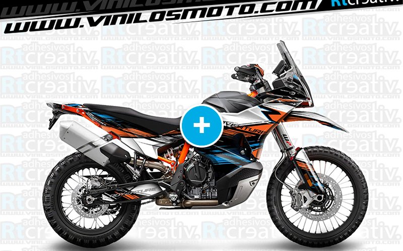 ADHESIVOS Y PEGATINAS DE VINILO KTM ADVENTURE Rt014