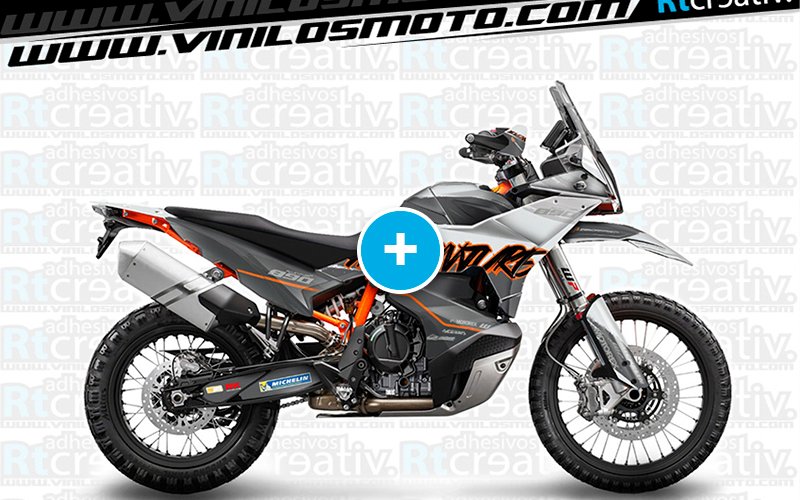 ADHESIVOS Y PEGATINAS DE VINILO KTM ADVENTURE Rt018-08