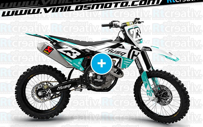 ADHESIVOS Y PEGATINAS DE VINILO HUSQVARNA ENDURO Y CROSS Rt012