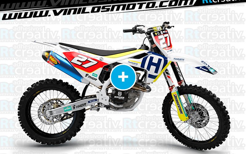 ADHESIVOS Y PEGATINAS DE VINILO HUSQVARNA ENDURO Y CROSS Rt014