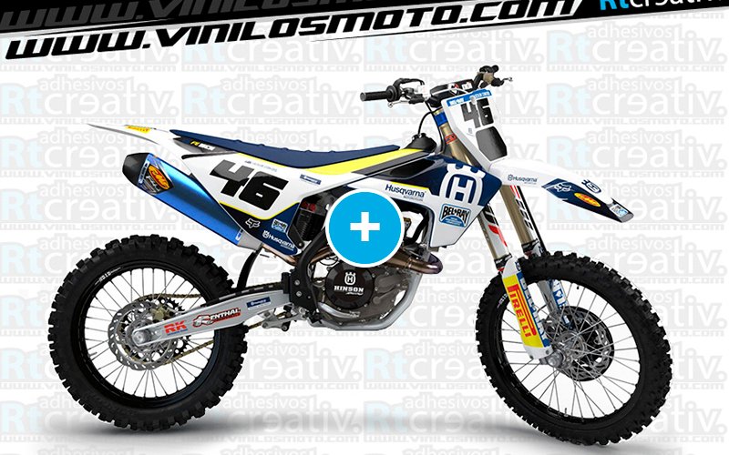 ADHESIVOS Y PEGATINAS DE VINILO HUSQVARNA ENDURO Y CROSS Rt015