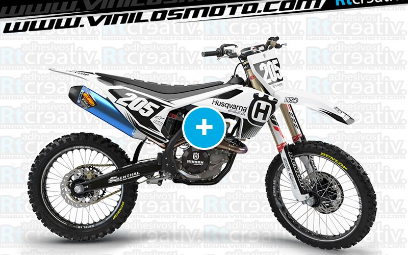 ADHESIVOS Y PEGATINAS DE VINILO HUSQVARNA ENDURO Y CROSS Rt016