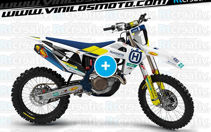 ADHESIVOS Y PEGATINAS DE VINILO HUSQVARNA ENDURO Y CROSS Rt019