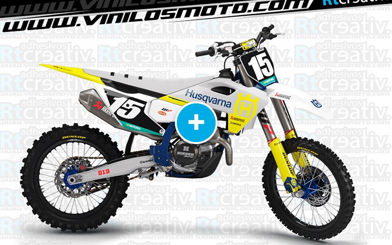 ADHESIVOS Y PEGATINAS DE VINILO HUSQVARNA ENDURO Y CROSS Rt023