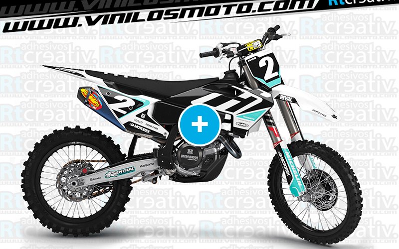 ADHESIVOS Y PEGATINAS DE VINILO HUSQVARNA ENDURO Y CROSS Rt024