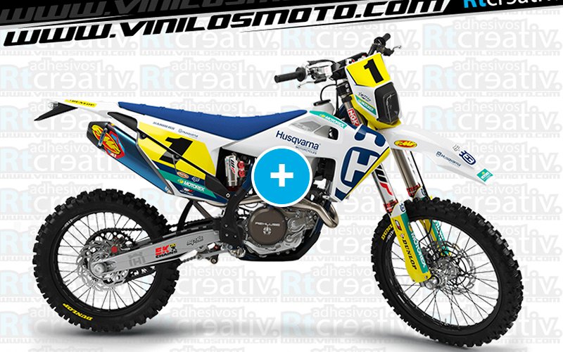 ADHESIVOS Y PEGATINAS DE VINILO HUSQVARNA ENDURO Y CROSS Rt026