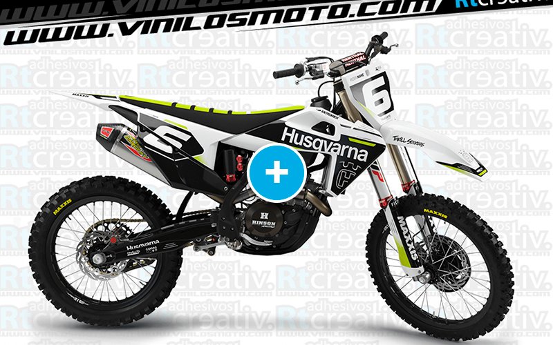 ADHESIVOS Y PEGATINAS DE VINILO HUSQVARNA ENDURO Y CROSS Rt027