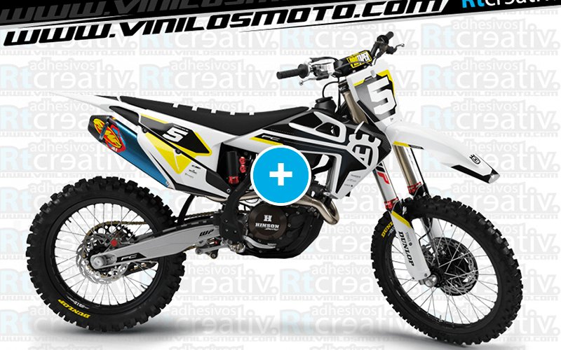 ADHESIVOS Y PEGATINAS DE VINILO HUSQVARNA ENDURO Y CROSS Rt028