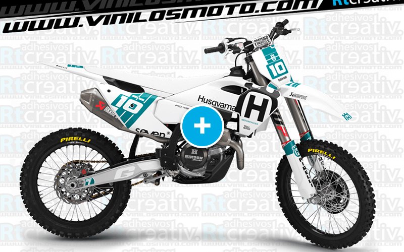 ADHESIVOS Y PEGATINAS DE VINILO HUSQVARNA ENDURO Y CROSS Rt029