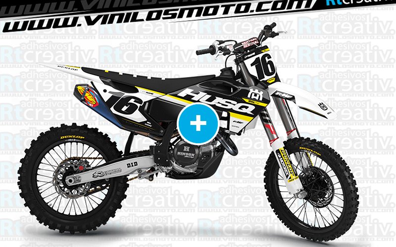 ADHESIVOS Y PEGATINAS DE VINILO HUSQVARNA ENDURO Y CROSS Rt031