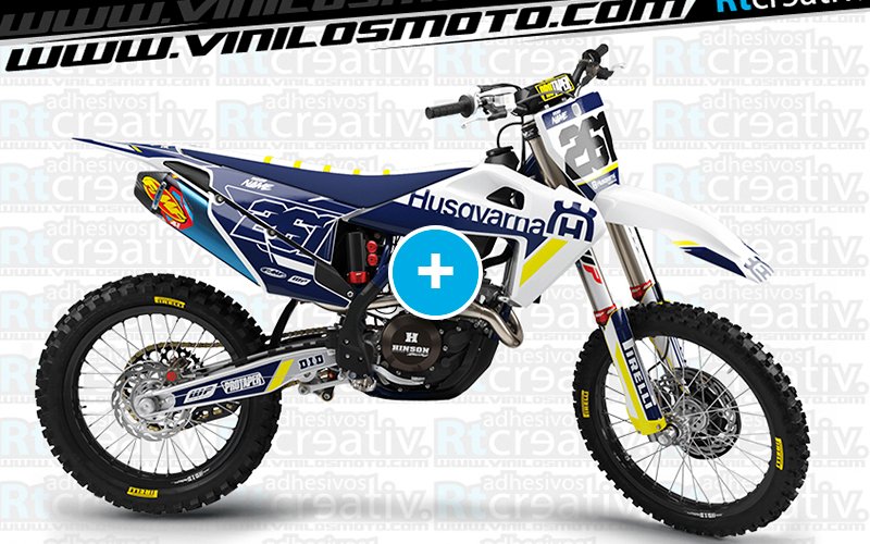 ADHESIVOS Y PEGATINAS DE VINILO HUSQVARNA ENDURO Y CROSS Rt033