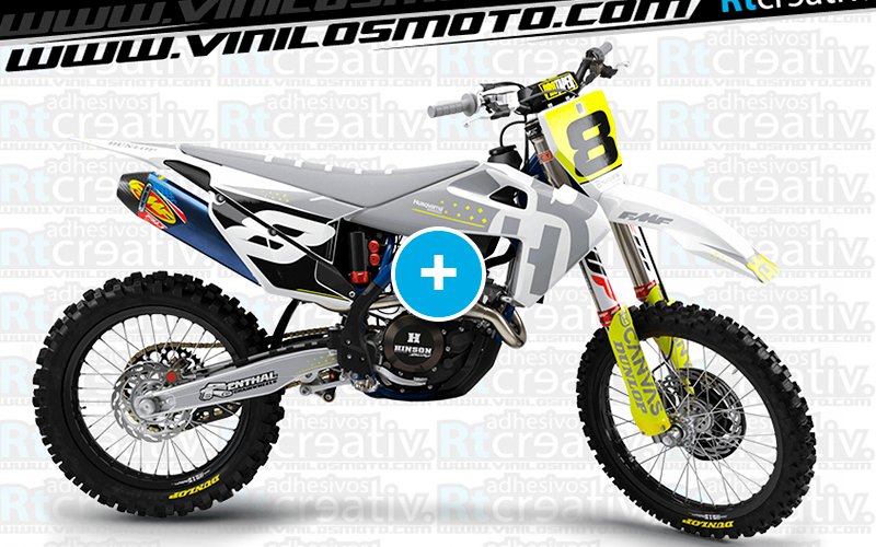 ADHESIVOS Y PEGATINAS DE VINILO HUSQVARNA ENDURO Y CROSS Rt034