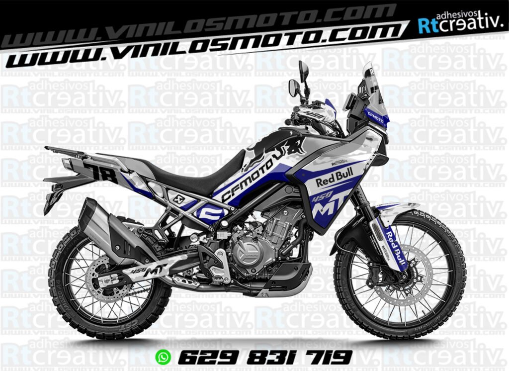 ADHESIVOS Y PEGATINAS DE VINILO CFMOTO 450 MT RT001-10