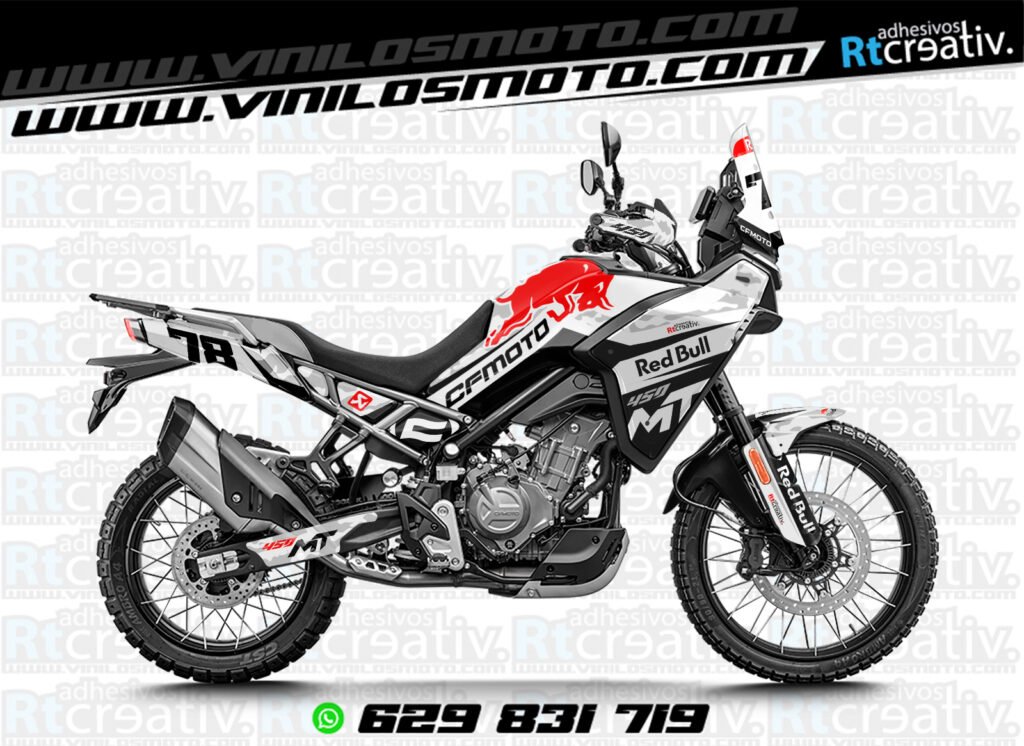 ADHESIVOS Y PEGATINAS DE VINILO CFMOTO 450 MT RT001-11