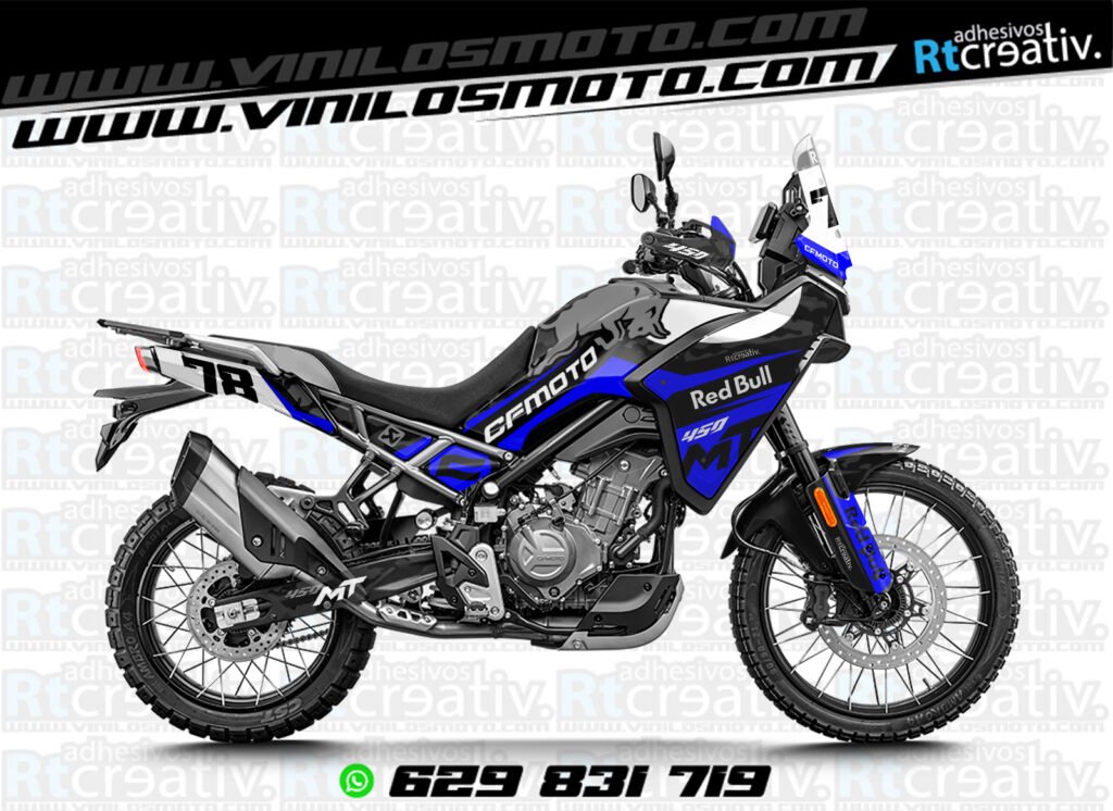 ADHESIVOS Y PEGATINAS DE VINILO CFMOTO 450 MT RT001-15