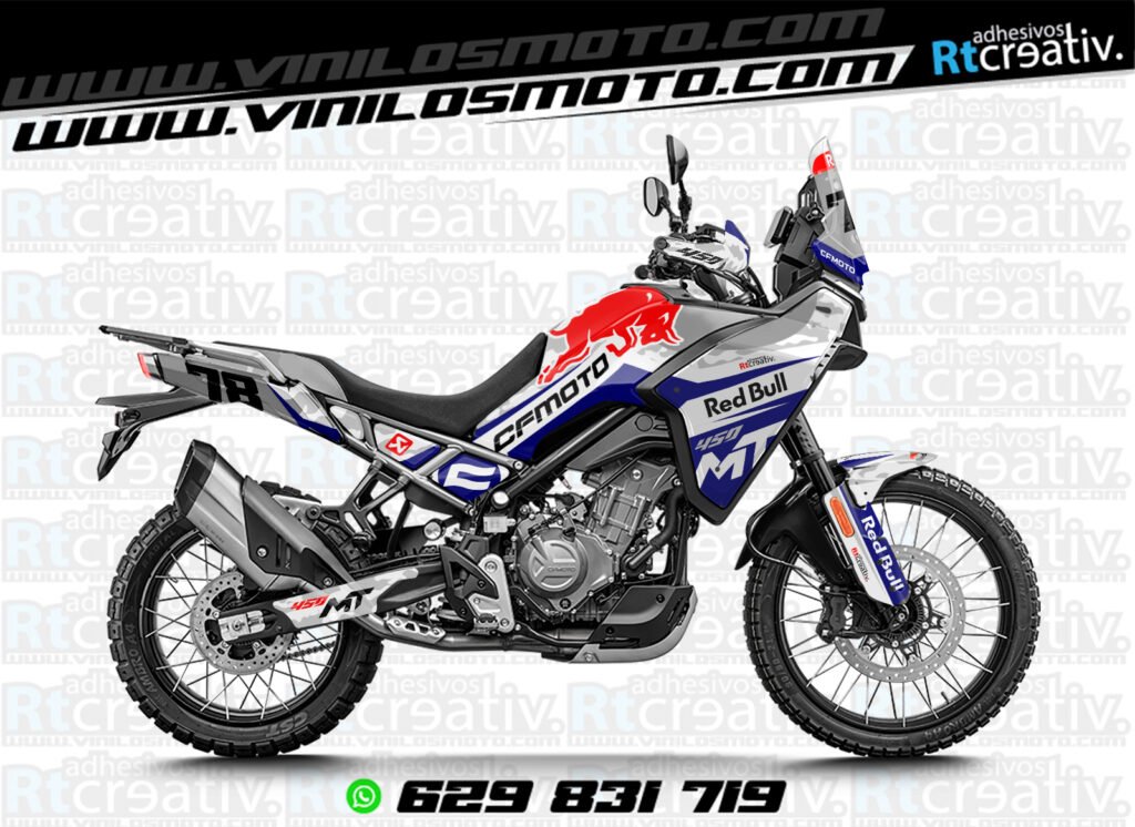 ADHESIVOS Y PEGATINAS DE VINILO CFMOTO 450 MT RT001-07