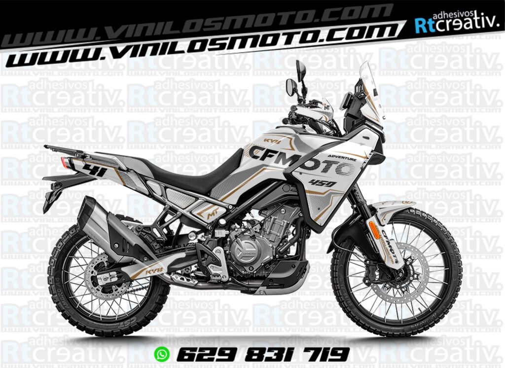 ADHESIVOS Y PEGATINAS DE VINILO CFMOTO 450 MT RT005-10