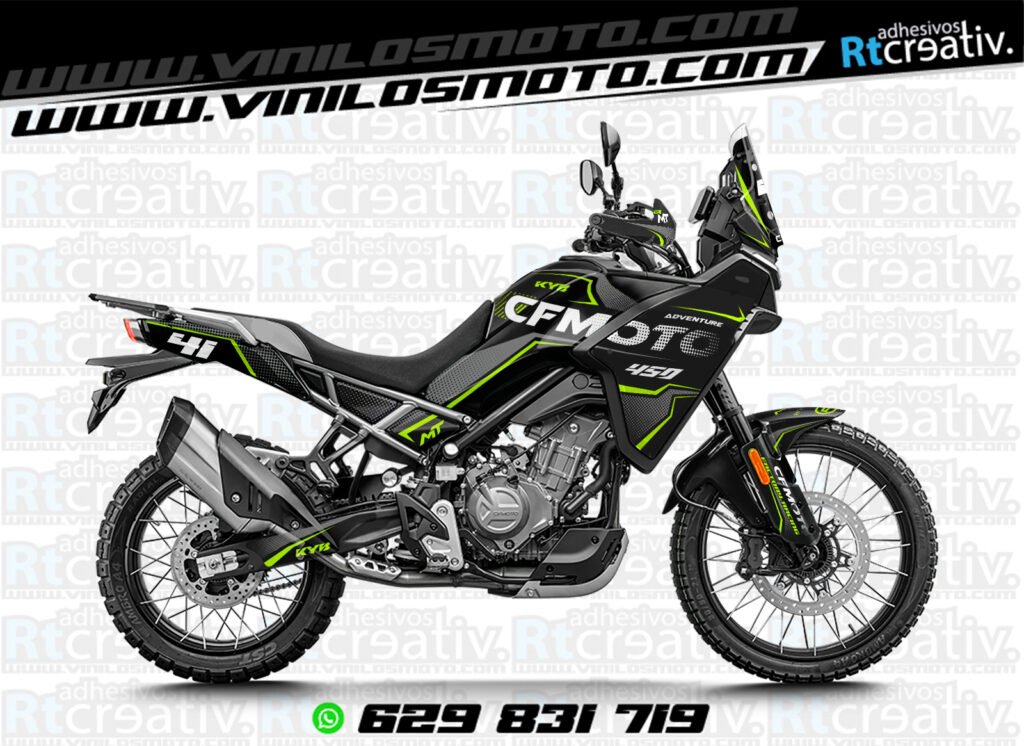 ADHESIVOS Y PEGATINAS DE VINILO CFMOTO 450 MT RT005-4