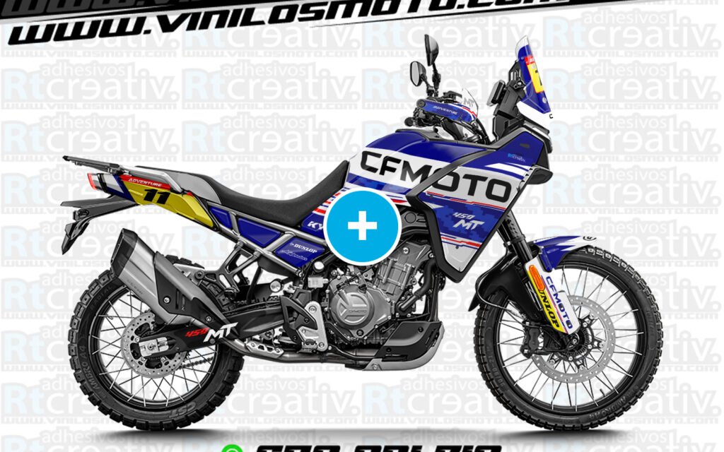 ADHESIVOS Y PEGATINAS DE VINILO CFMOTO 450 MT RT003-