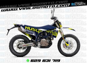 ADHESIVOS Y PEGATINAS DE VINILO HUSQVARNA ENDURO Y CROSS Rt001-01