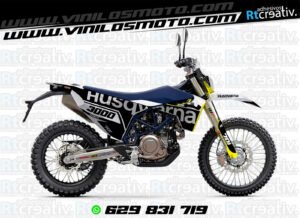 ADHESIVOS Y PEGATINAS DE VINILO HUSQVARNA ENDURO Y CROSS Rt001-06