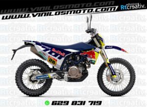 ADHESIVOS Y PEGATINAS DE VINILO HUSQVARNA ENDURO Y CROSS Rt035-01