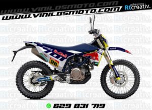 ADHESIVOS Y PEGATINAS DE VINILO HUSQVARNA ENDURO Y CROSS Rt035-02