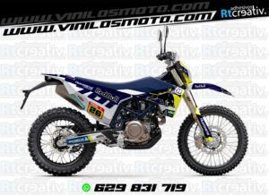 ADHESIVOS Y PEGATINAS DE VINILO HUSQVARNA ENDURO Y CROSS Rt035-03