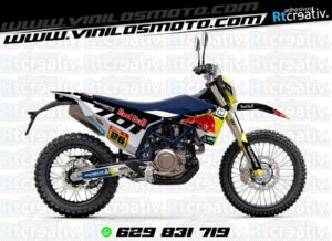 ADHESIVOS Y PEGATINAS DE VINILO HUSQVARNA ENDURO Y CROSS Rt035-05