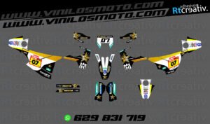 ADHESIVOS Y PEGATINAS DE VINILO HUSQVARNA ENDURO Y CROSS Rt036-01