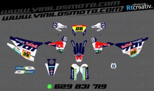 ADHESIVOS Y PEGATINAS DE VINILO HUSQVARNA ENDURO Y CROSS Rt035-02