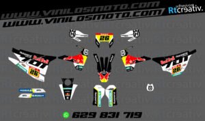 ADHESIVOS Y PEGATINAS DE VINILO HUSQVARNA ENDURO Y CROSS Rt035-05