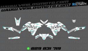 ADHESIVOS Y PEGATINAS DE VINILO KOVE 800 X Rt003-09