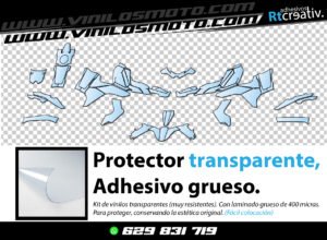 KIT DE VINILO PROTECTOR TRANSPARENTE PARA VOGE 900 DSX