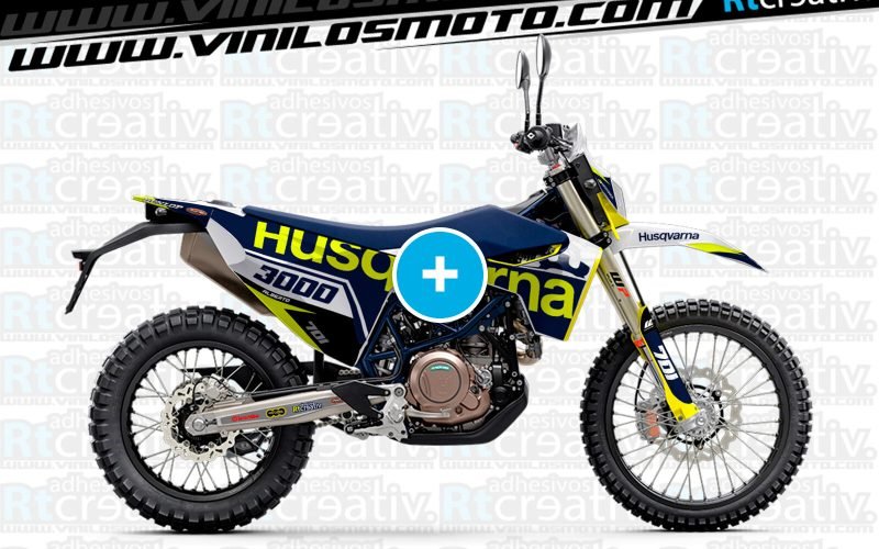 VINILO HUSQVARNA ENDURO Y CROSS Rt001